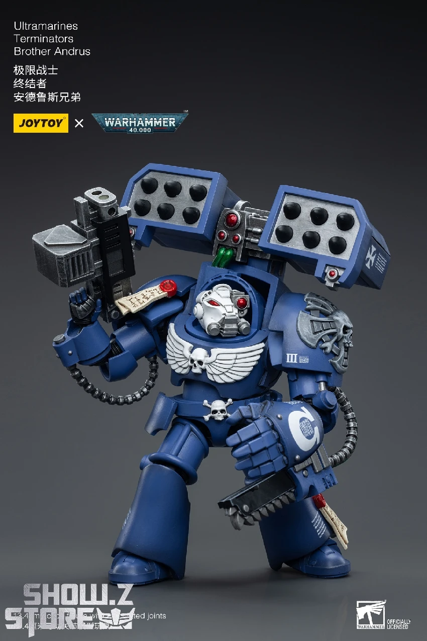 JoyToy Source 1/18 Warhammer 40K Ultramarines Terminators Brother Andrus 9 JoyToy Source 1/18 Warhammer 40K Ultramarines Terminators Brother Andrus - Image 7