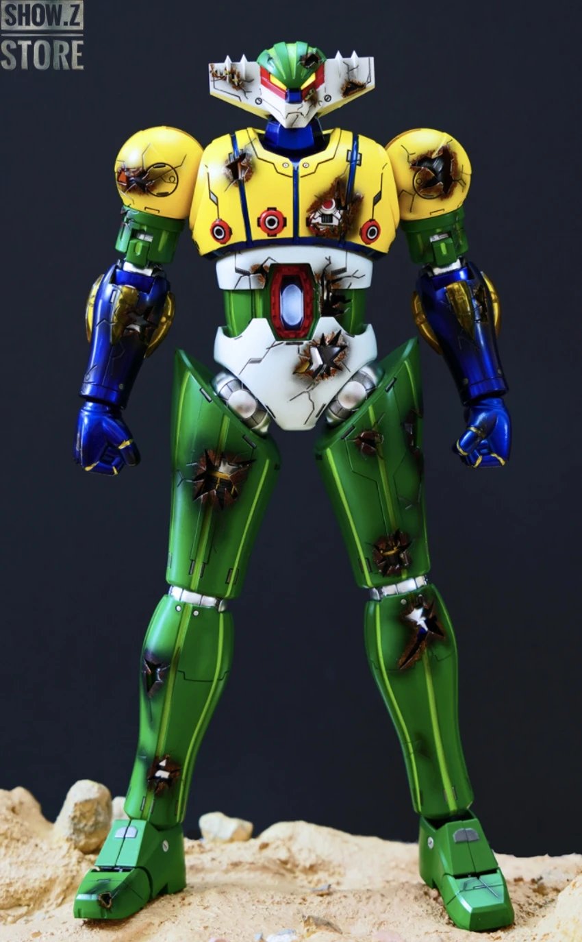 King Arts Diecast Scene Series DFS075 Steel Jeeg Battle Damaged Version 4 King Arts Diecast Scene Series DFS075 Steel Jeeg Battle Damaged Version - Image 2