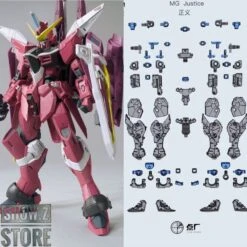 Toy Store 5 Point Factory Studio PFS02-2 Metal Parts For Bandai MG ZGMF-X09A Justice Gundam