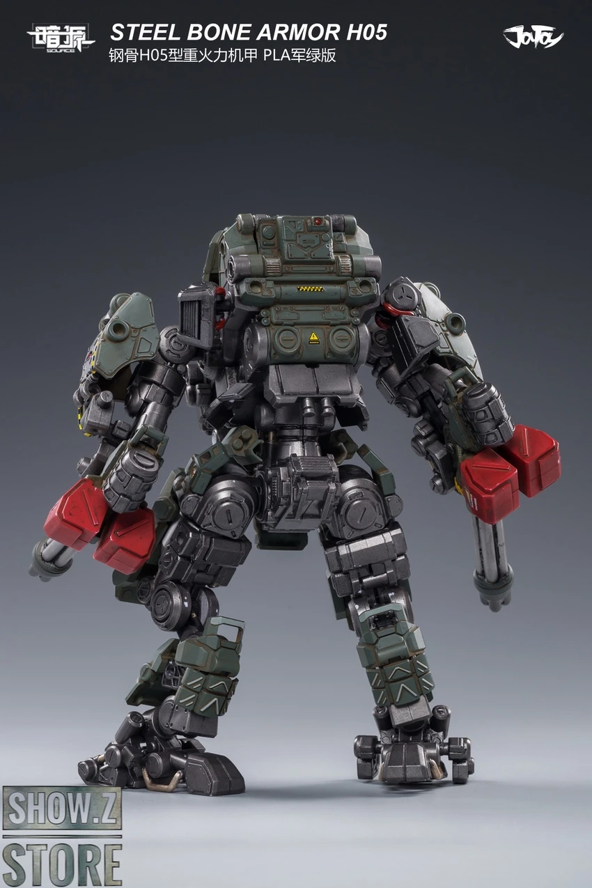 JoyToy Source 1/25 H05 Steel Bone Attack Mecha Military Green Color W/ Pilot 11 JoyToy Source 1/25 H05 Steel Bone Attack Mecha Military Green Color W/ Pilot - Image 9