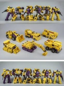 Toyworld TW-C07B Constructor Devastator Yellow Set Of 6 -Toy Store fbb7f81a59