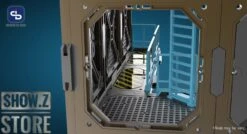 FreshRetro 1/18 1/24 SIB04 Scene In Box Fortifications-B Model Kit -Toy Store fbb95d157e