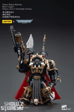 JoyToy Source 1/18 Warhammer 40K Chaos Space Marines Black Legion Chaos Lord In Terminator Armour -Toy Store fe2d09d46c