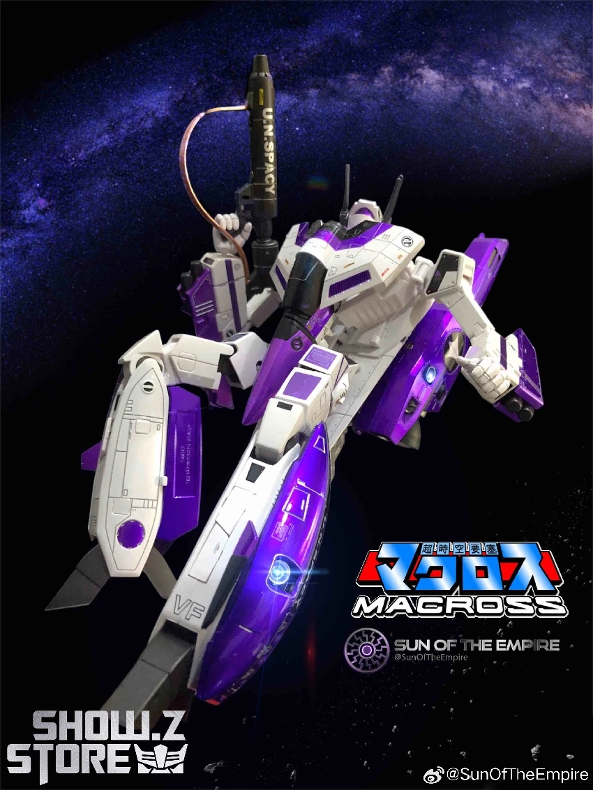 KitzConcept 1/72 Macross VF-1S God Of Flame Purple Limited Edition W/ Fast Pack Armor 12 KitzConcept 1/72 Macross VF-1S God Of Flame Purple Limited Edition W/ Fast Pack Armor - Image 10